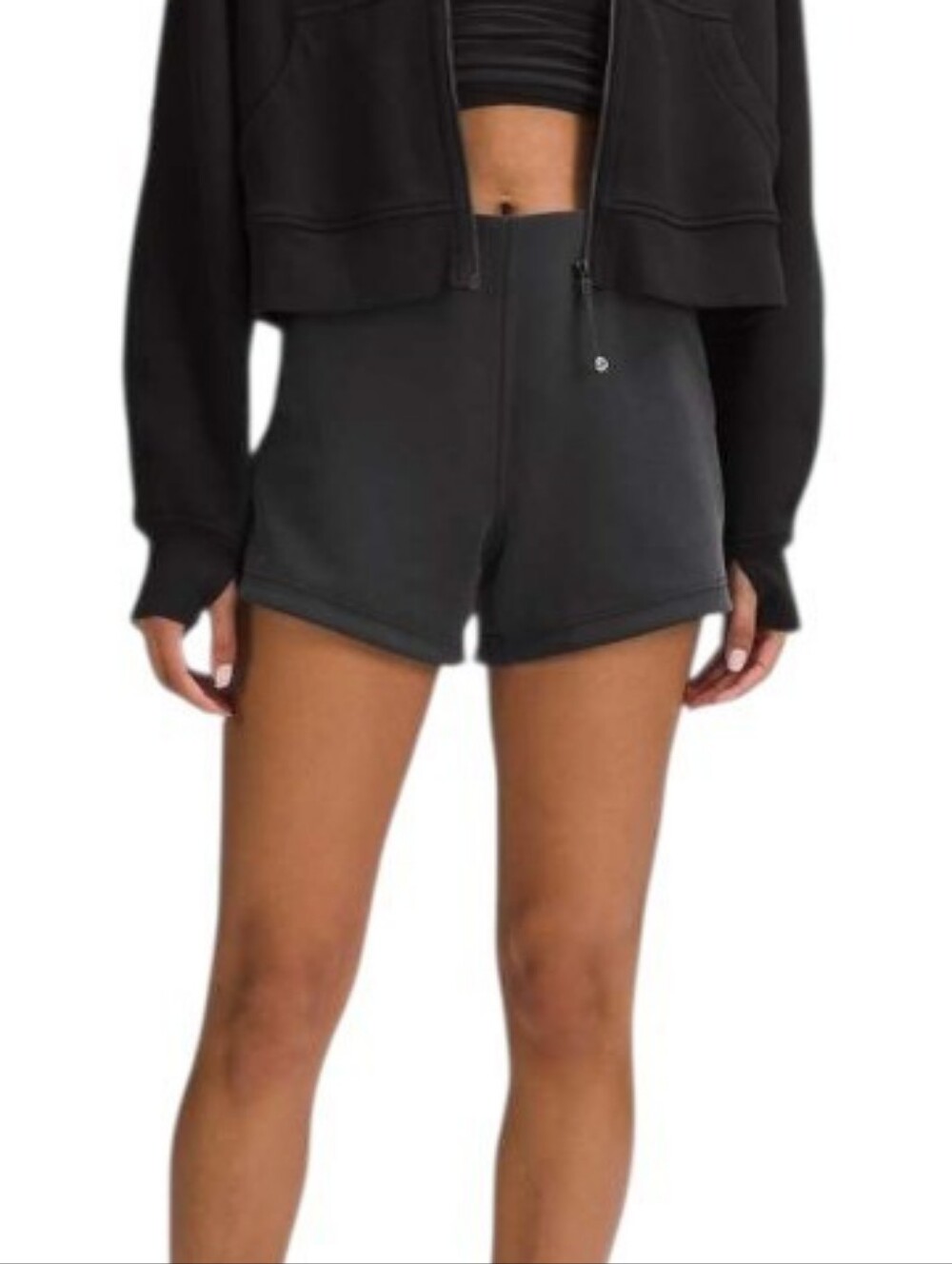 Lululemon Softstreme Kick-Flare Mid-Rise Short 4" - Black